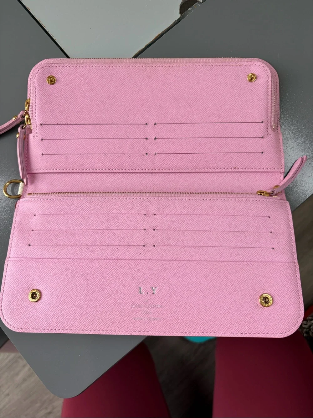 Louis Vuitton White Multicolor Monogram Zip Clutch